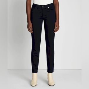 7 FOR ALL MANKIND Roxanne High Waist Jeans Black